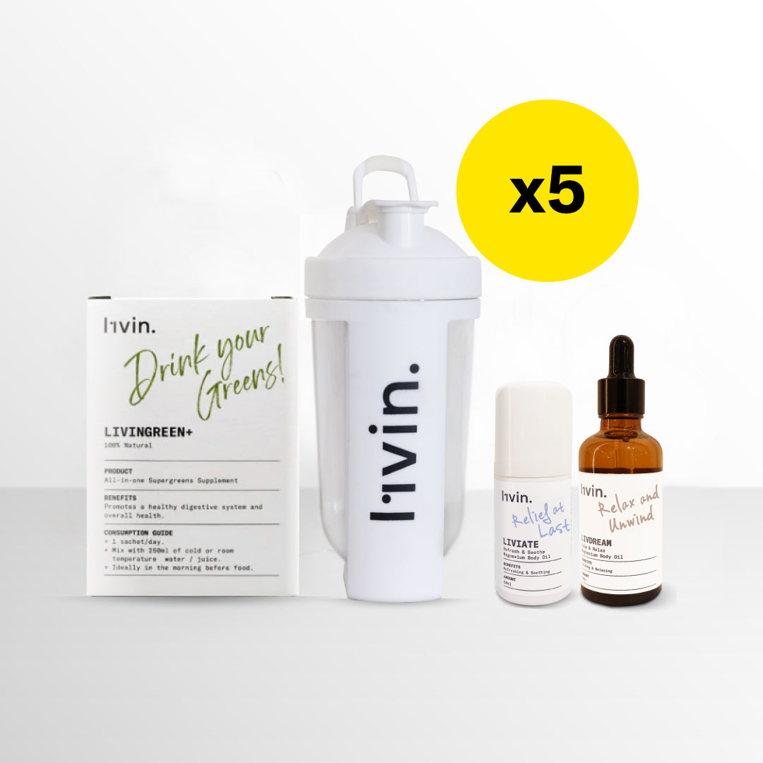 [Bundle] x5 l1vin Starter Pack (7 Days) + Free OVER Bottle